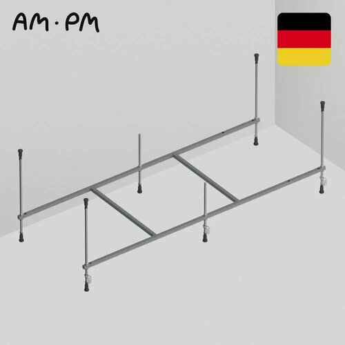 Изображение товара Каркас для ванны AM.PM Inspire 2.0, серый, 170x75x60 см, нержавеющая сталь