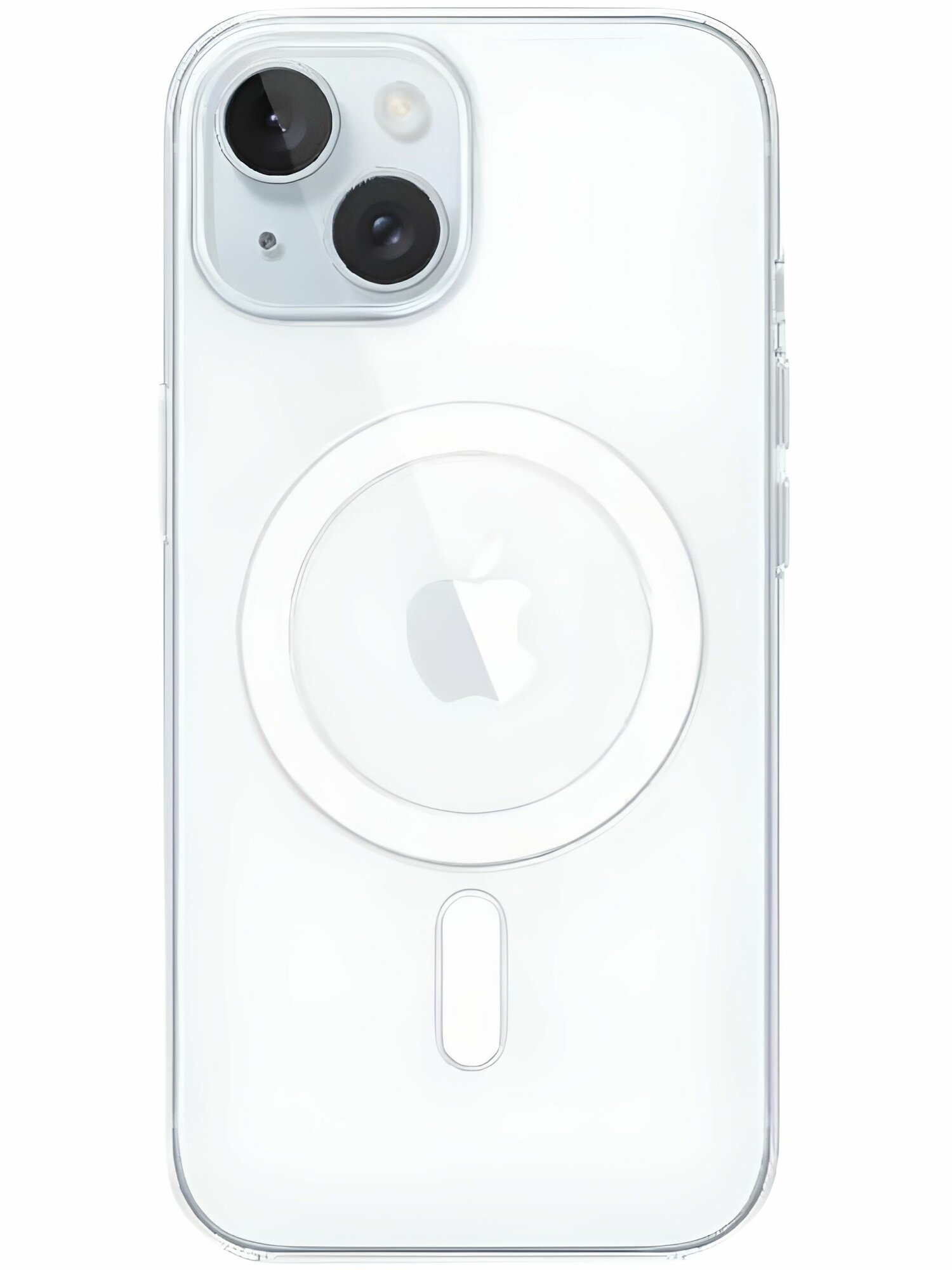 Чехол Clear case для iPhone 15 Plus, Clear case c поддержкой MagSafe