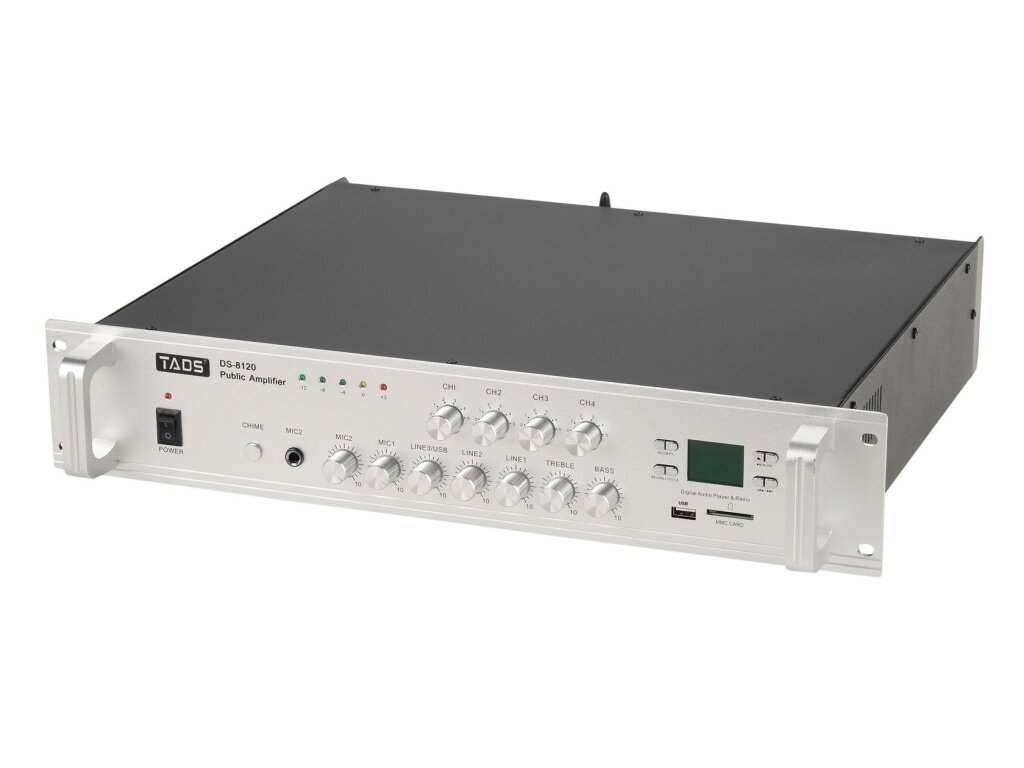 DS-8120 Усилитель мощности трансляционный 120Вт TADS