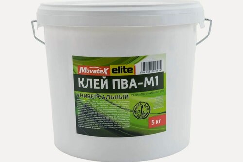 Изображение товара Movatex Клей ПВА-М1 elite универсальный 5 кг Т02312