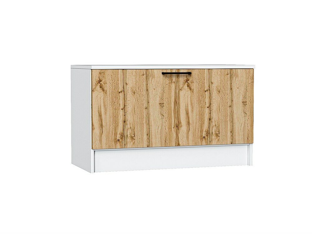 VVT Тумба Стиль ТБ-800 Белый, Wotan Oak 2S