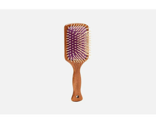 Cellreborn Athens Goddess Paddle Hair Brush #Wooden PIN РАСЧЕСКА ДЛЯ ВОЛОС С ДЕРЕВЯННЫМИ ЗУБЦАМИ - L size