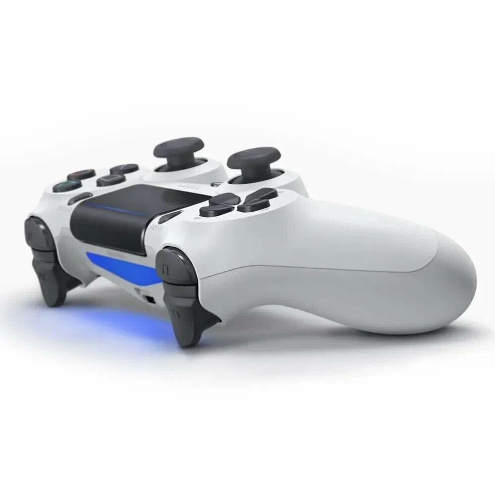 Геймпад для PS4 / Джойстик Bluetooth для Sony Playstation 4, ПК, Android, беспроводной - Белый — фото 1