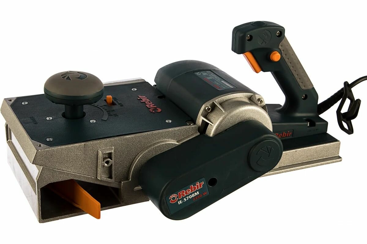 Рубанок электрический REBIR IE 5708M (2250Вт со стац155мм плав. пуск)