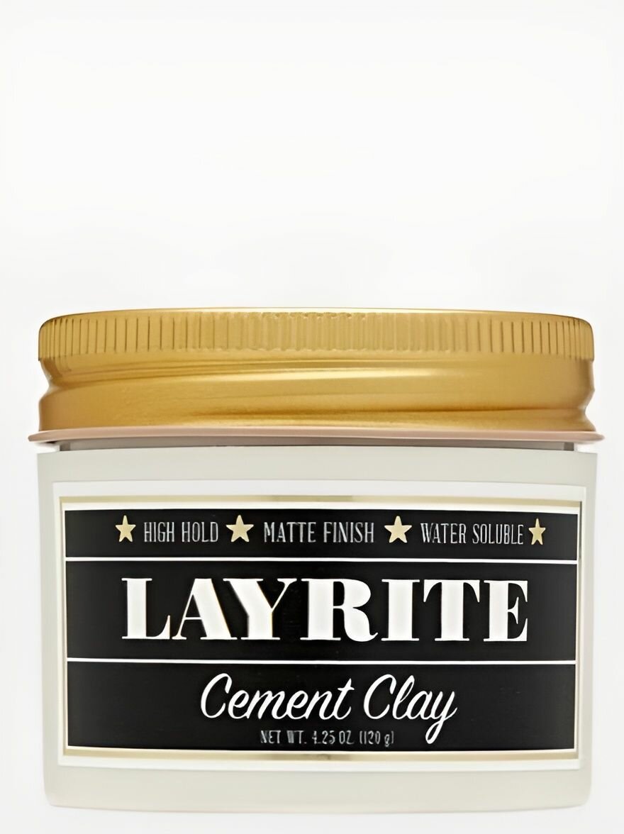 Layrite Cement clay помада-цемент для укладки волос сильной фиксации,120 гр
