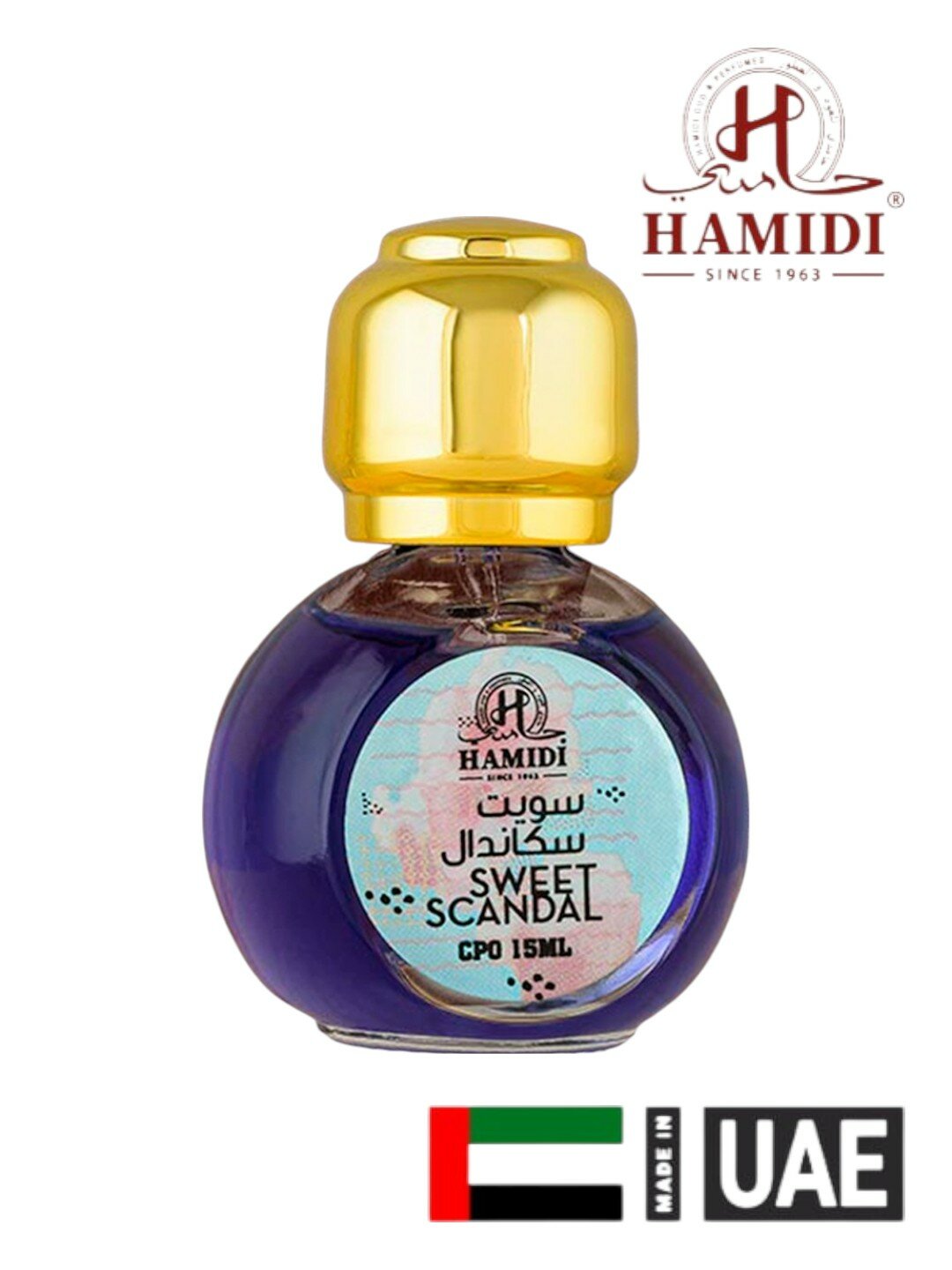 Масляные духи Sweet Scandal Hamidi CPO, изысканный восточный аромат, 15мл