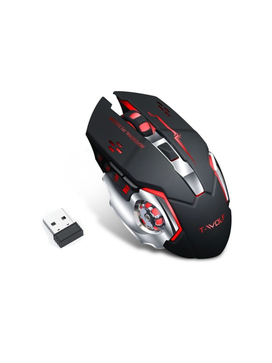 Игровая мышь T1&T2 – Молниеносная Реакция, RGB Подсветка, 6 Кнопок — фото 1