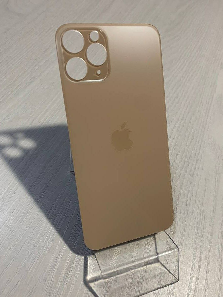 Задняя крышка (стекло корпуса) для IPhone 11 Pro золотая (GOLD) — фото 1