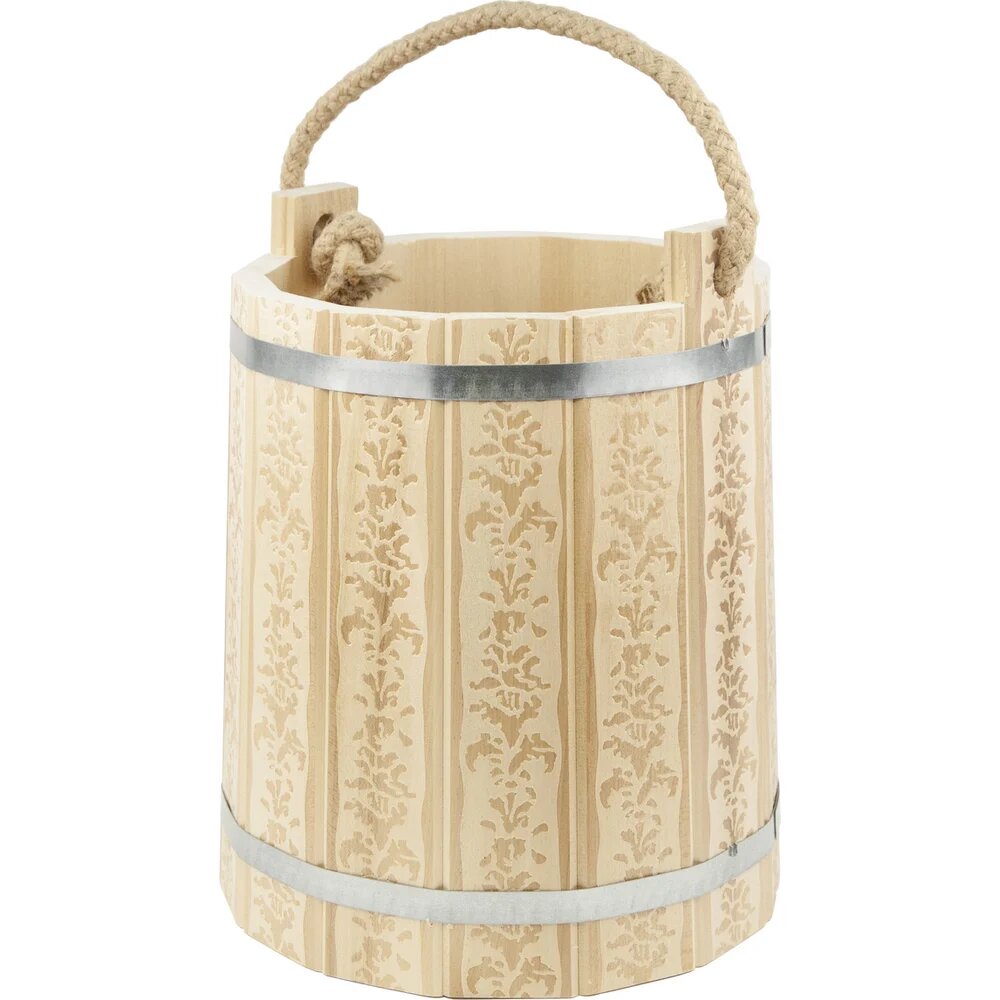 Банная линия Ведро 18 л тиснение arto 12-701