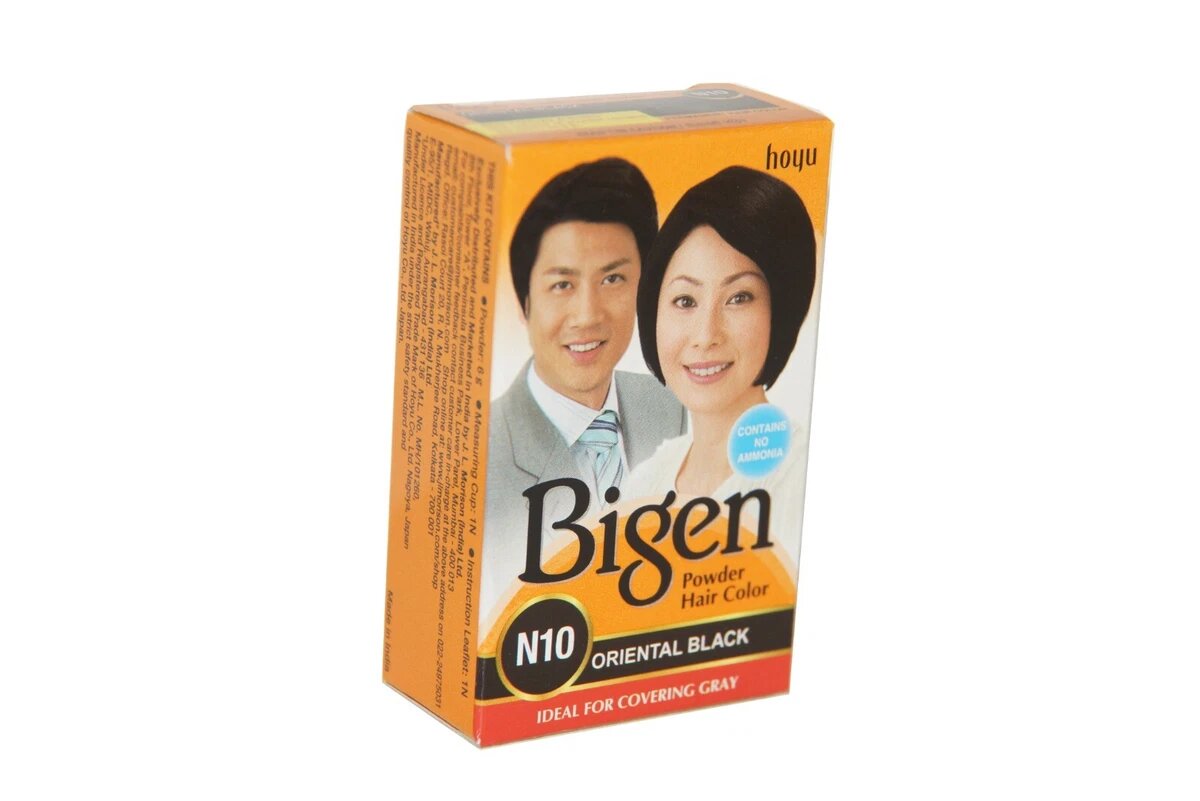 Порошковая краска для волос Bigen N10 (коричневая и чёрная) — 20 г