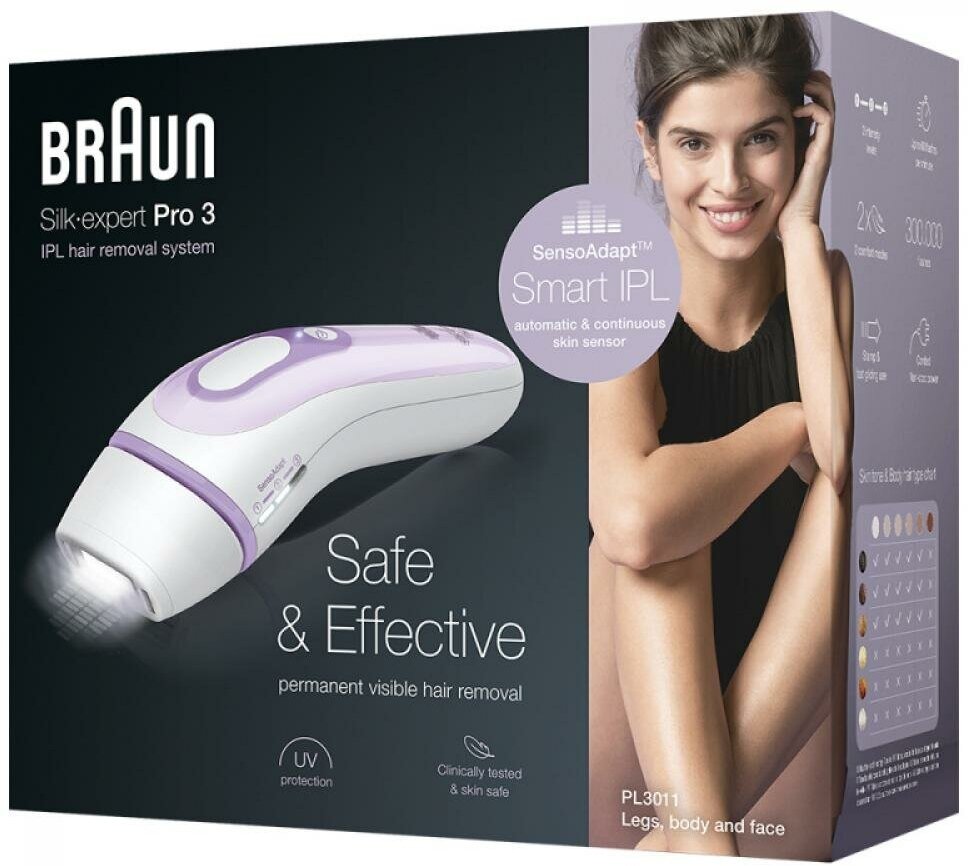 Фотоэпилятор Braun PL3011 Silk- expert IPL Pro 3