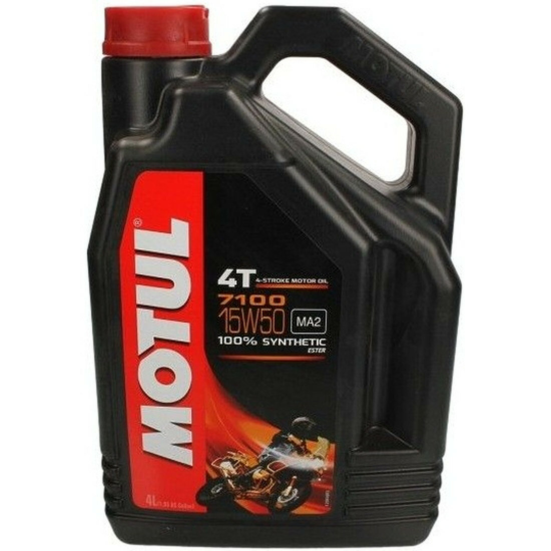 Моторное масло Motul 7100 для мототехники синтетическое 15W-50 4 л
