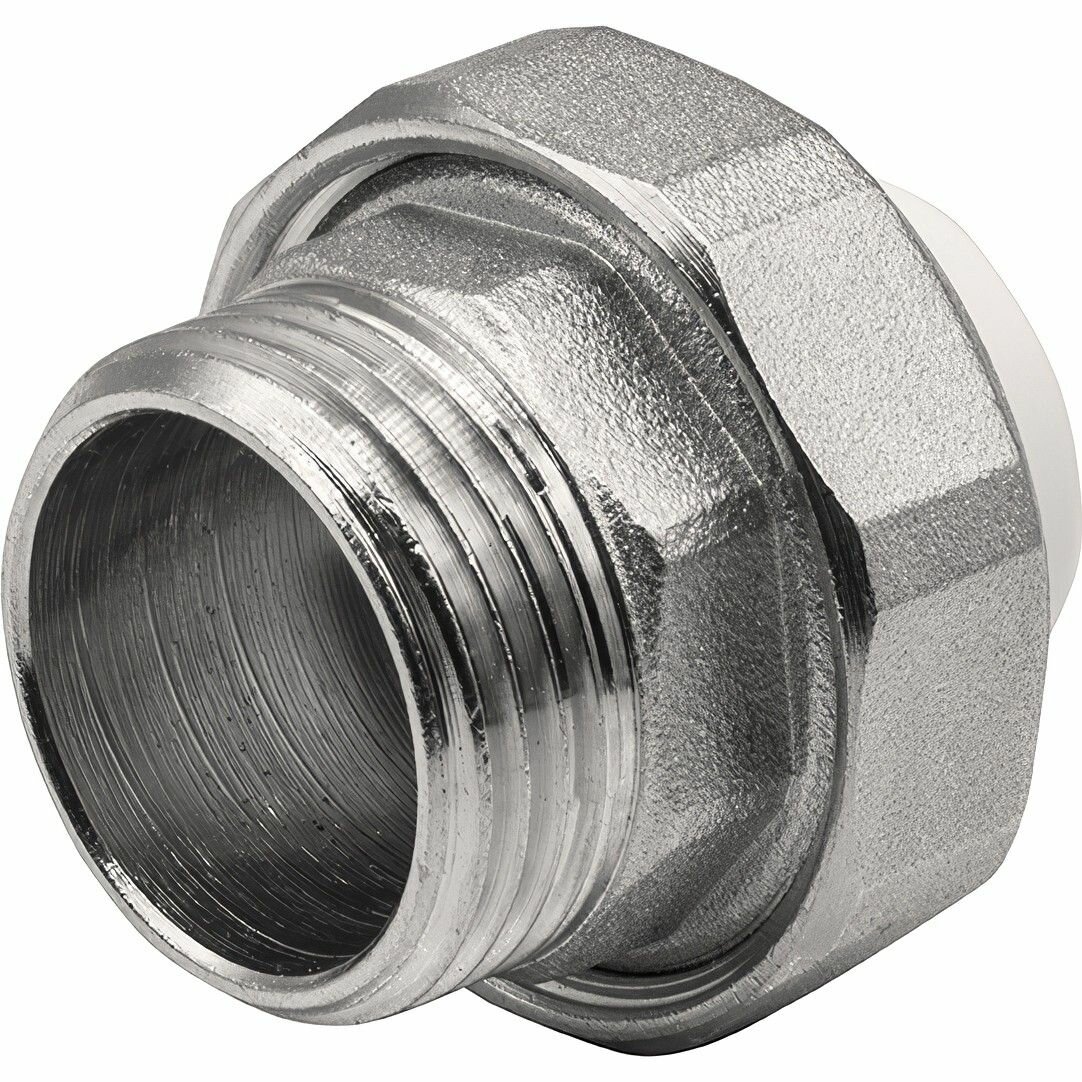 Муфта THERMOLIGHT комбинированная разъемная PP-R НР 20х1