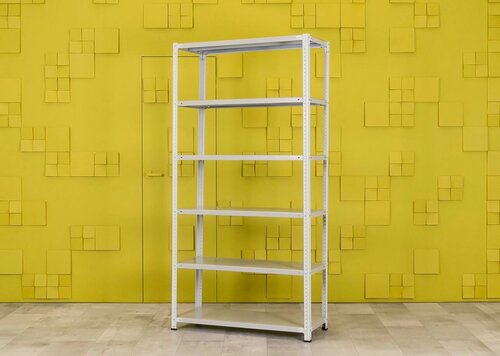 Изображение товара Стеллаж металлический БУ 235х120x60х6 полок