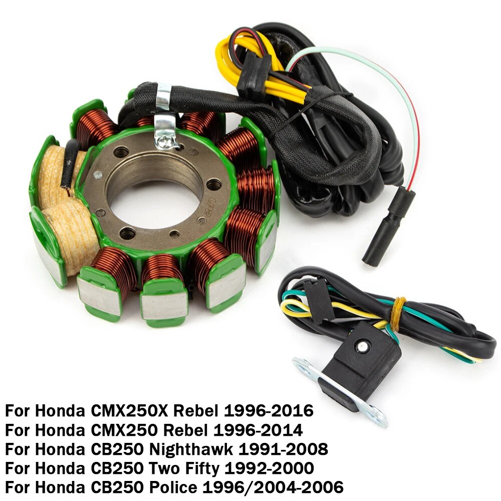 Катушка статора генератора для Honda CMX250 CMX250X Rebel CMX 250 CB250 31120-KEN-691 31120-KBG-004 31120-KBG-A01, зарядка генератора