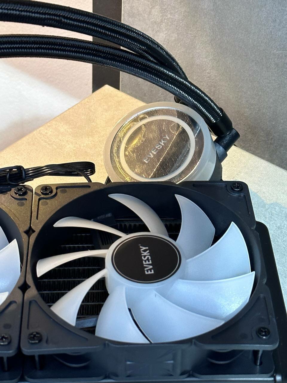 CPU COOLER EVESKY rgb BLACK — фото 1