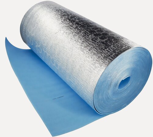 Изображение товара Тепофол А-03 (1,2х25м=30 кв. м) изоляция отражающая металлизированная