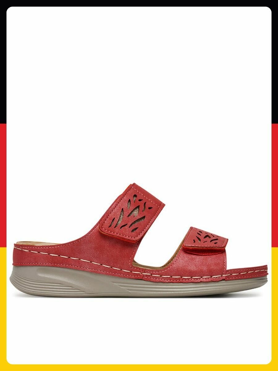 Мюли Clara Barson  размер EU40  красный