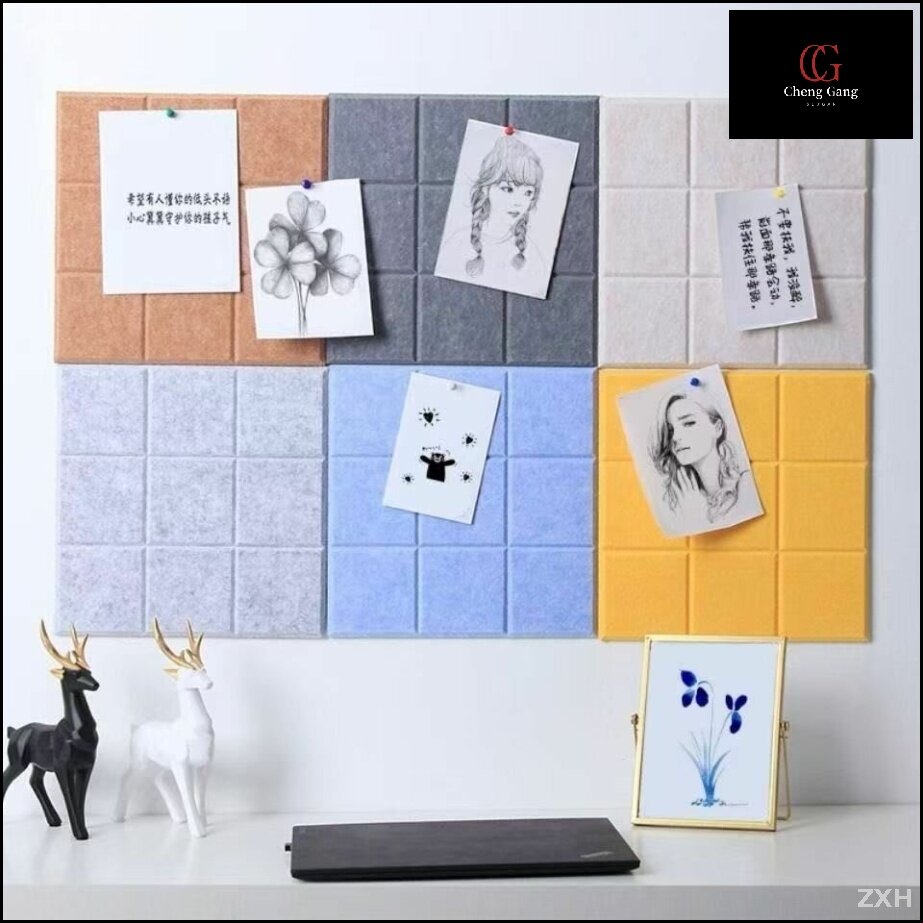 Эксклюзивный комплект из 6 самоклеящихся текстильных досок для заметок производится из эковойлока