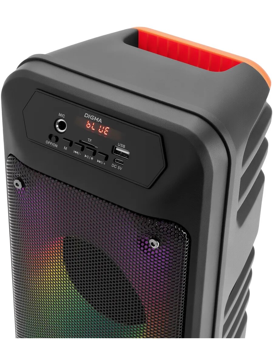 Минисистема Digma D-MC1705 40 Вт Bluetooth TWS 1500 мАч — фото 1