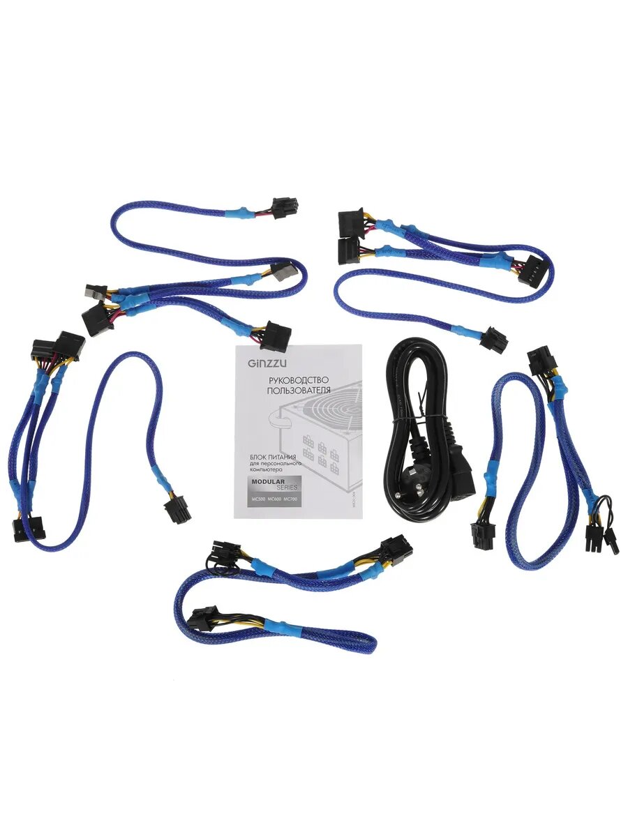 Блок питания MC700 Вт 20+4 pin, 4+4 pin CPU, 6 SATA — фото 1