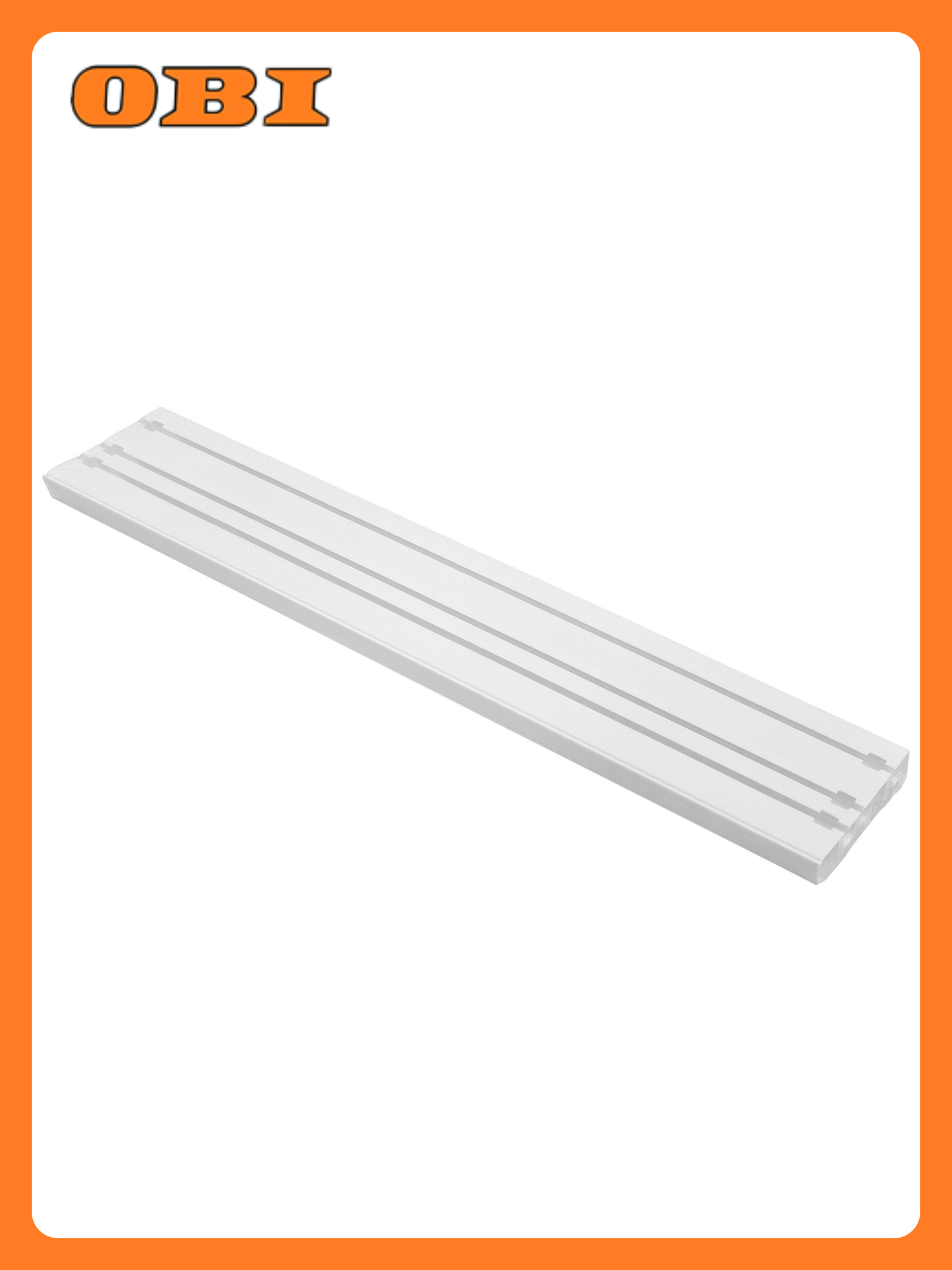 Карниз для штор LEGRAND Стандарт потолочный трехрядный белый 200 см