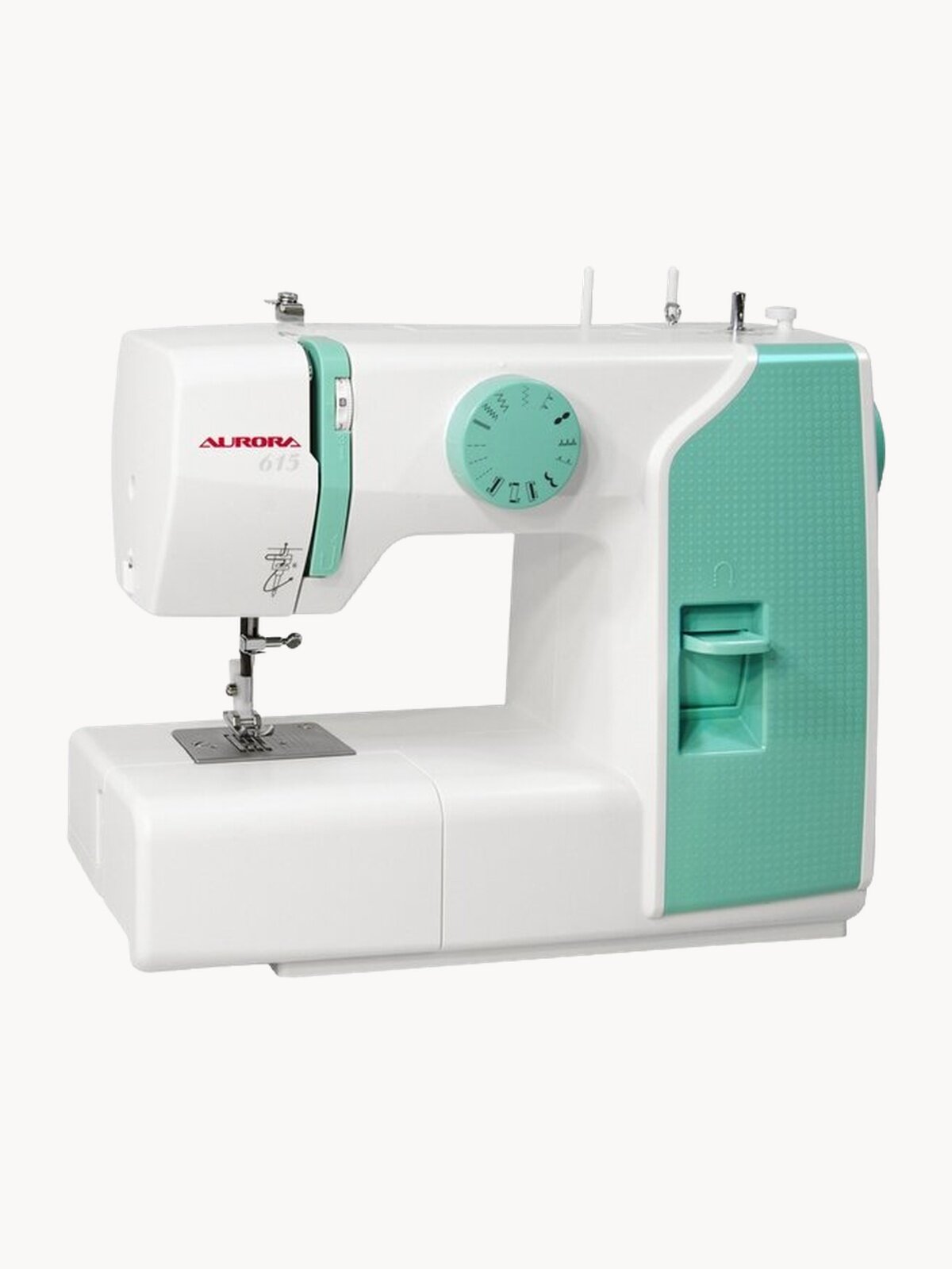 Швейная машинка AURORA 615, 70Вт. 12 операций, металлическая станина, качающийся челнок.