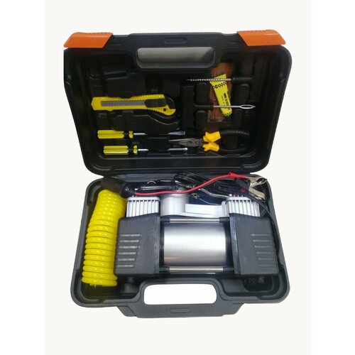 Автомобильный компрессор в кейсе - 85лмин 4365₽