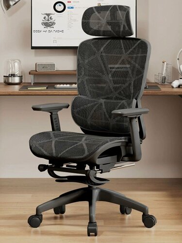 Изображение товара Кресло офисное/ кресло компьютерное игровое, с механизмом качания, выполненный в эргономичном дизайне