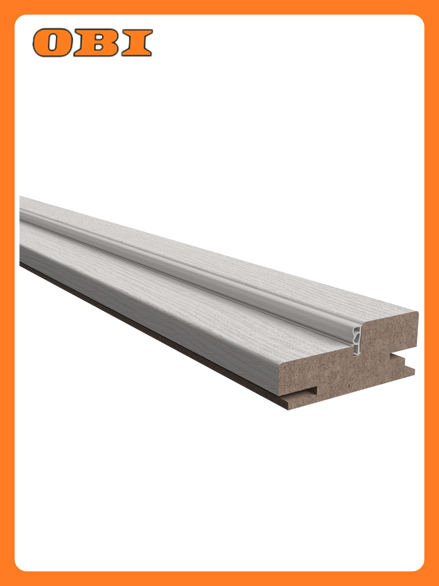 Дверная коробка Атум телескопическая Беленый дуб 80х32х2100мм 25 шт