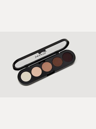 Изображение товара Тени для век в 5-цветной палитре MKATL COSMETICS Make-Up Atelier Paris - T22 Natural Chestnut,12,5 г
