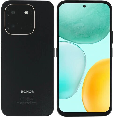 HONOR X6c 6/128 ГБ Global для РФ, Dual nano SIM, Полночный черный