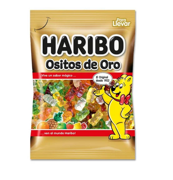 Жевательный мармелад Haribo Ositos de Oro, 100г - фотография № 2