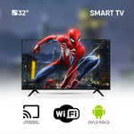 SMART TV Телевизор Smart TV 32, Android, Wi-Fi, Смарт ТВ, Черный - изображение