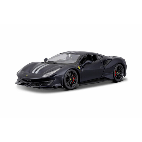 Ferrari 488 pista blue/silver stripe / феррари писта синий bburago 1 24 new scale ferrari 488 pista stradale alloy luxury vehicle diecast cars model toy collection gift