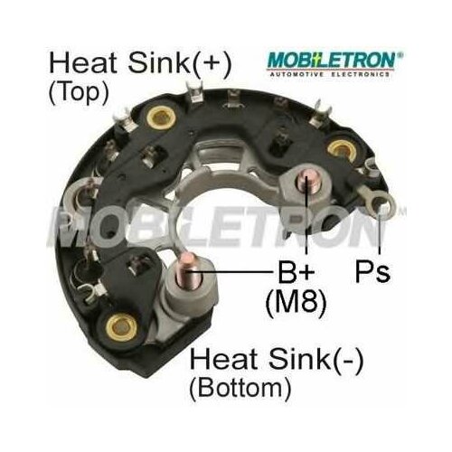 Выпрямитель для OPEL ASTRA G Наклонная задняя часть F48_ F08_ 18 16V MOBILETRON RB118H 2649₽