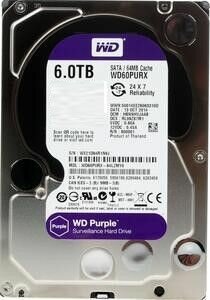 Внутренний жесткий диск Western Digital Purple WD60PURX 6 Тб