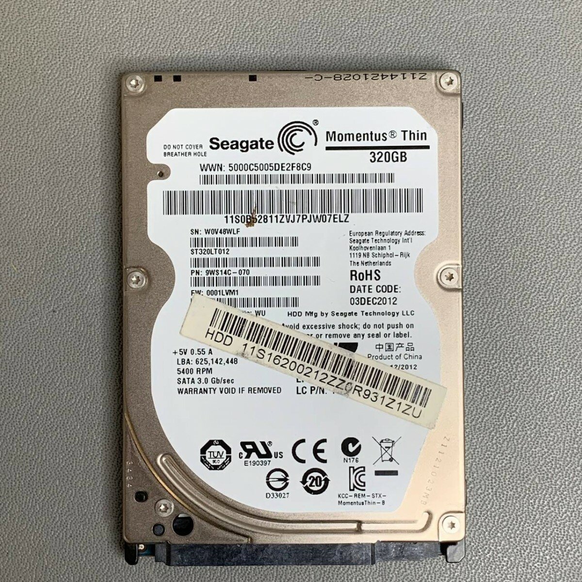 Жесткий диск Seagate Momentus 320 ГБ ST320LT012