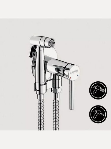 Изображение товара Гигиенический душ Gappo G7206, встраиваемый, латунь, хромированный