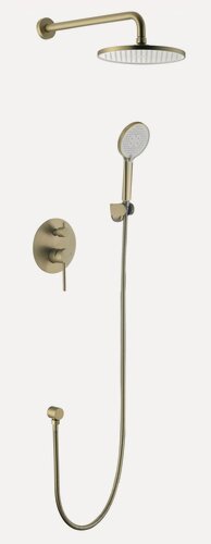 Изображение товара Душевая система VODA VSLGSet3in1 золотая скрытый монтаж, коллекция Vessel