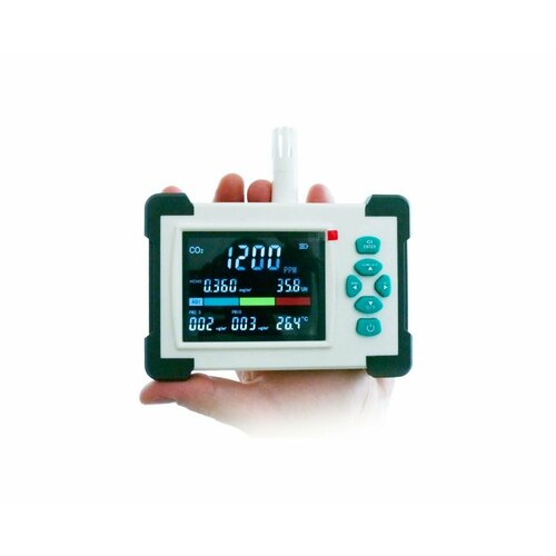 Автономный профессиональный многофункциональный анализатор качества воздуха HTi-HZ 700 O43089MN 8 в 1 детектор умный датчик 13501₽