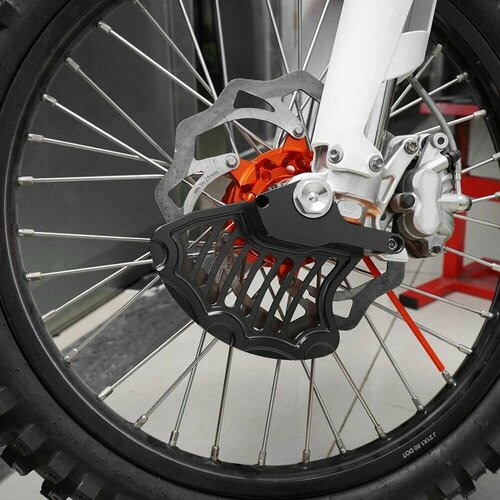 фото Защита ротора переднего тормозного диска для ktm 125-500 husqvarna gasgas nicecnc