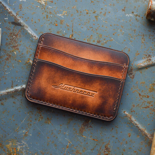 Картхолдер kushnerov, коричневый, бордовый