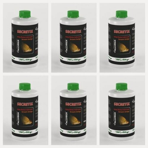 Изображение товара Ароматизатор для рыбалки добавка в прикормку Secretix Лещ бельгийский 6 шт по 460 мл