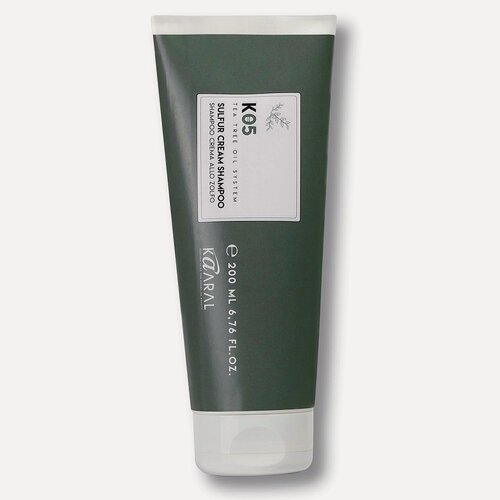 Изображение товара Kaaral K05 Sulphur Cream Shampoo Крем-шампунь на основе серы, 200 мл