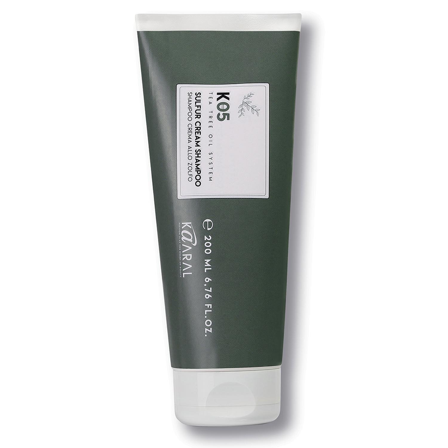 Kaaral K05 Sulphur Cream Shampoo Крем-шампунь на основе серы, 200 мл