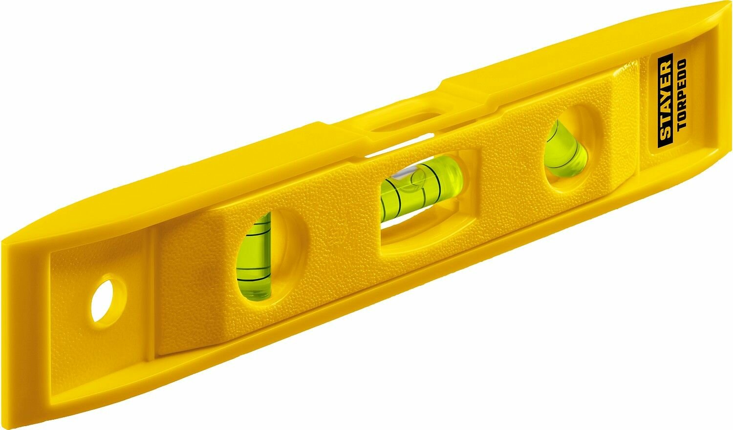 STAYER TORPEDO 225 мм короткий магнитный уровень (3454)