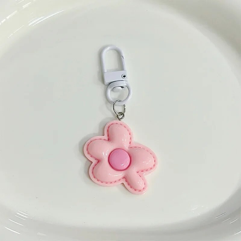 Ремни для мобильного телефона подвеска в виде цветка брелки сумка чехол для наушников кулон аксессуары «сделай сам» автомобильный брелок для ключей яркий цвет декор для ключей PK