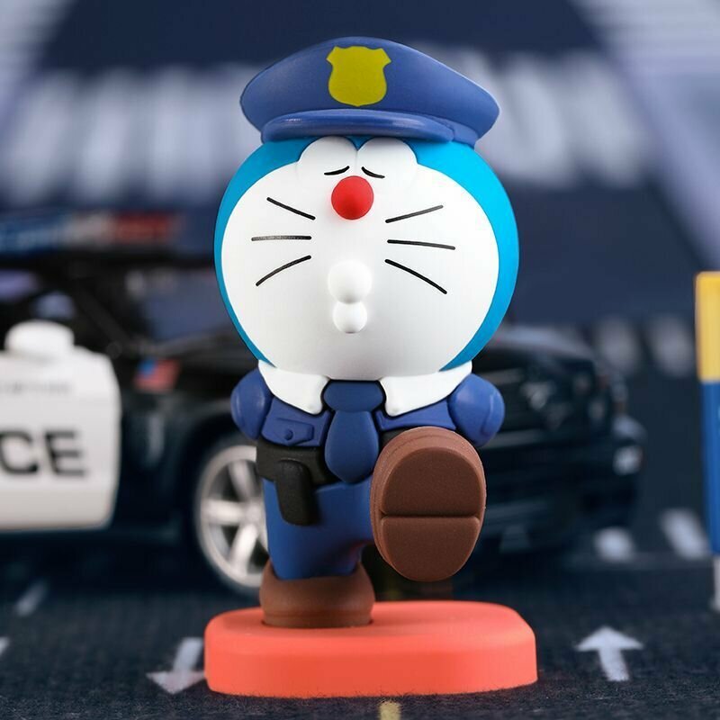 Картинки Декоративный ночник-светильник Xiaomi Rock Doraemon 1973 Дораемон Полицейский