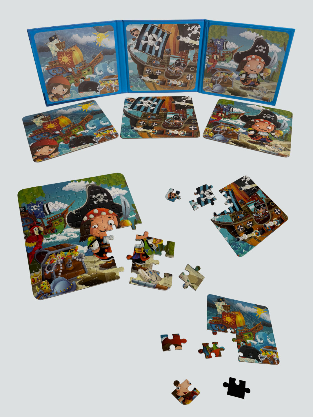 Головоломка "Магический куб", 3 в 1, в коробке, антистресс бесконечный кубик, для детей